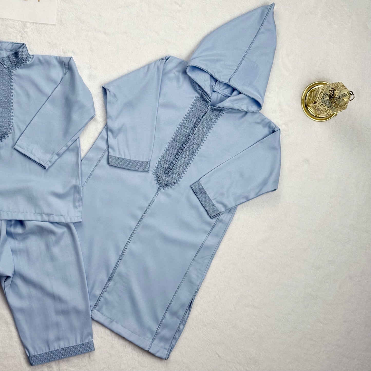 جلابة أطفال 3 قطع بتوقيع Beldifez