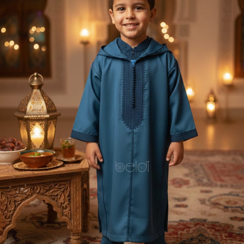 جلابة أطفال 3 قطع  بتوقيع Beldifez